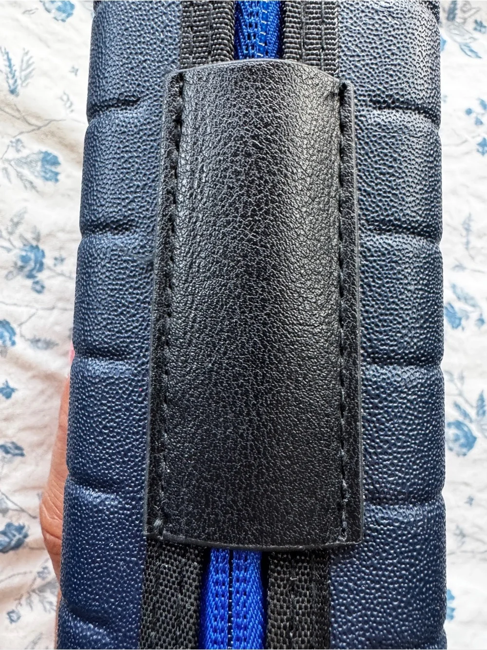 AWAY Navy Hard Shell Toiletry or cord Case - Protective Zip Organizer